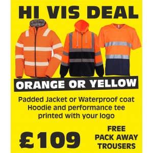 Hi Vis Printed Safety Wear Deal + FREE trousers